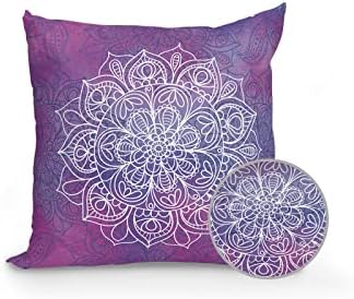Chees D Zone Waterproof Throw Pillow Pack of 1 with Mandala Design