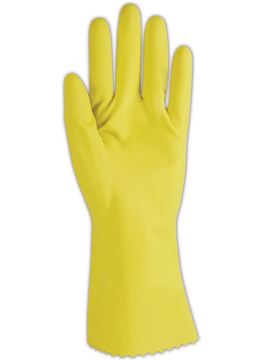 MAGID ComfortFlex 15 Mil Latex Cleaning Gloves 72 Pairs
