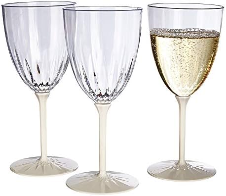Silver Spoons Simply Squared Clear Plastic Tumbler 10oz Pack Of 14
