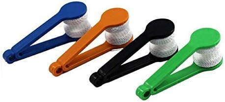 5 Pcs Mini Microfiber Glasses Cleaner with Brush and Clip