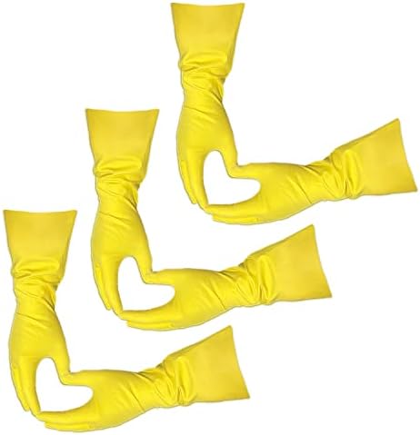 Gloves Legend Large Yellow Reusable Kitchen Gloves