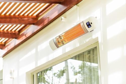 Luxeva Infrared Heater 300W 1500W 6 Heat Modes Waterproof Remote Control