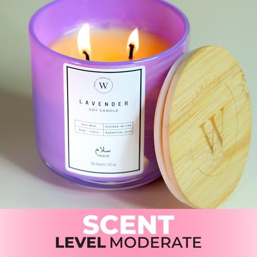 Waxily Lavender Soy Candle - 12oz Clean Burn