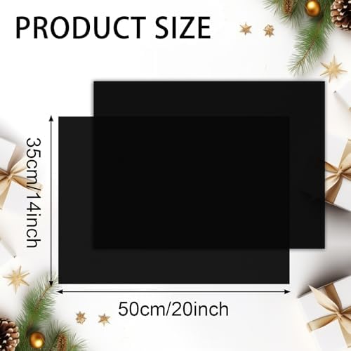 120 Sheets Black Tissue Paper for Gift Wrapping