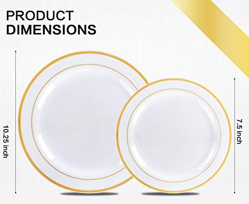 M MCIRCO 175 Piece Gold Dinnerware Set