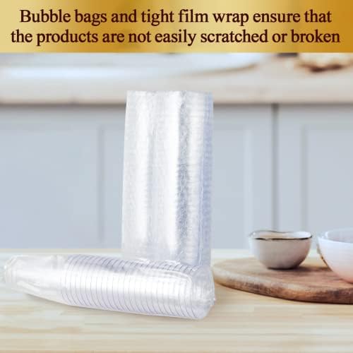 Vplus 150 Pack 12 OZ Reusable Clear Plastic Cups for Parties