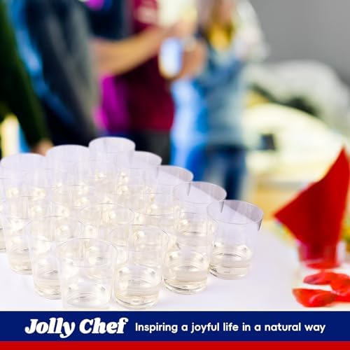 JOLLY CHEF 10 Oz Clear Disposable Cups 50 Pack