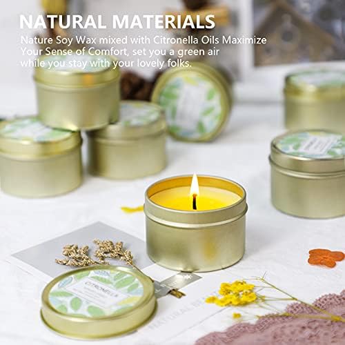 STRN Citronella Scented Candles Outdoor 12 Pack