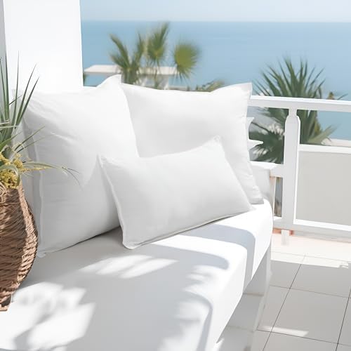 Deconovo Waterproof Outdoor Pillow Inserts Set of 2