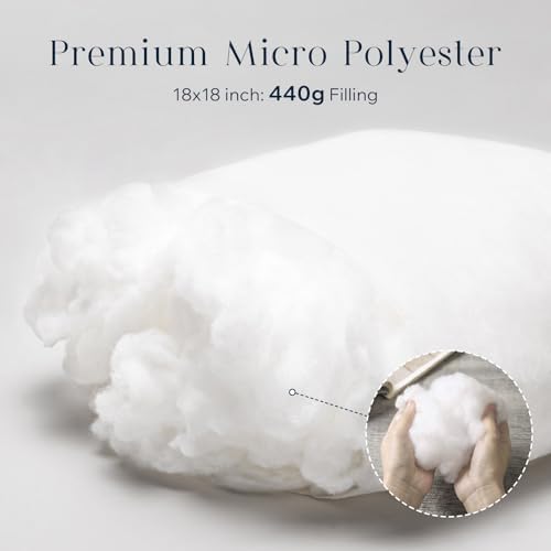 Phantoscope Waterproof Outdoor Pillow Inserts - Pack of 4 18x18 Inch