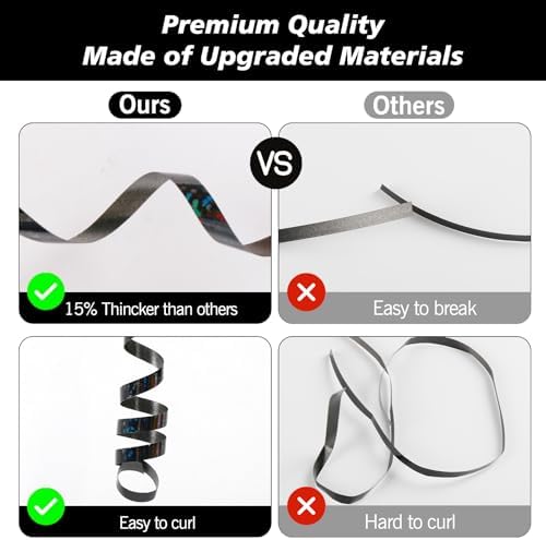 500 Yard Black Shiny Curling Ribbon for Gift Wrapping