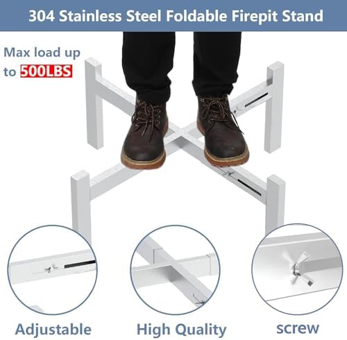 Adjustable Fire Pit Stand For Solo Stove Fire Pits