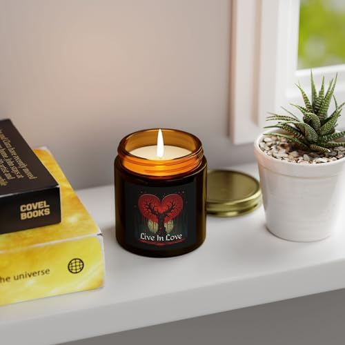 Live in Love Scented Candle for Valentines Day