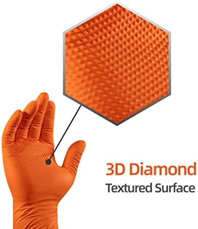 ANBOSON 10 Mil Nitrile Safety Gloves Latex Free