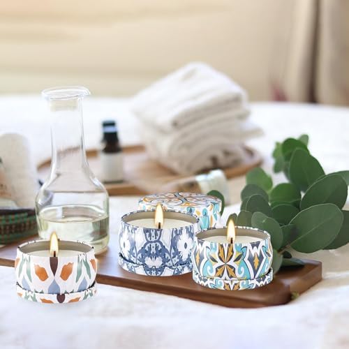 Yoroxrg Scented Soy Wax Travel Tin Candles - 16 Pack