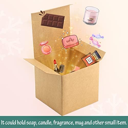 ValBox 3x3x3 Brown Gift Boxes 50pcs