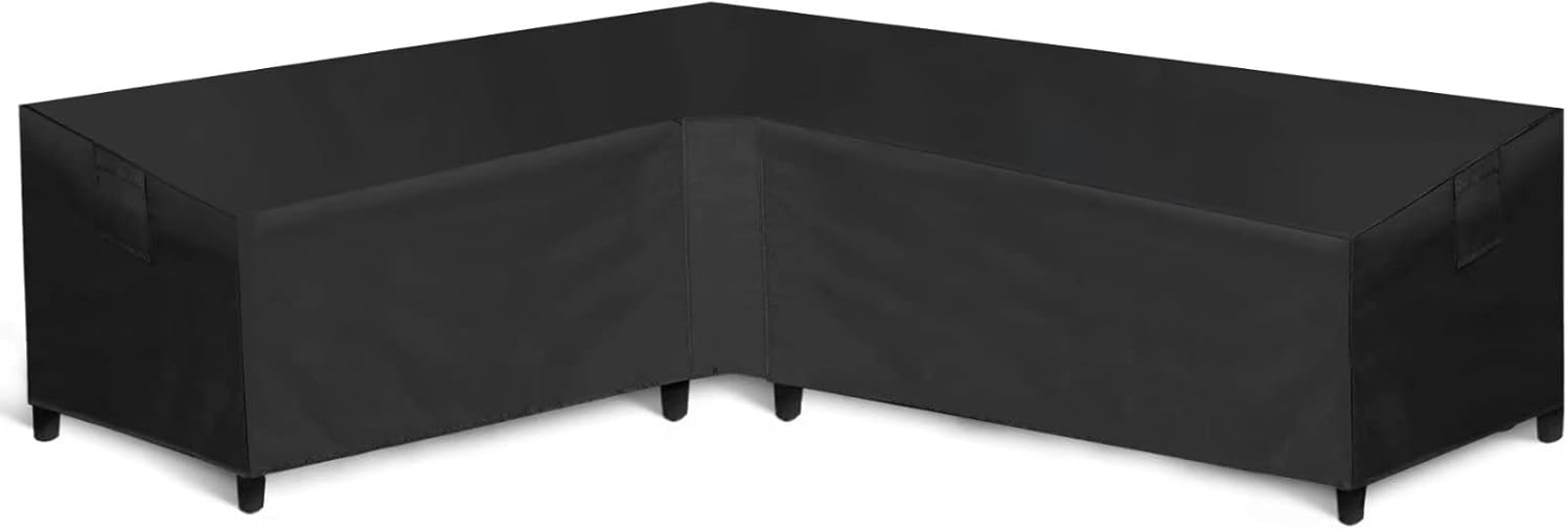 WLEAFJ L-Shaped Sectional Sofa Cover Waterproof Heavy Duty