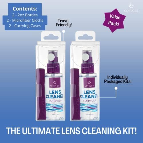 Optix 55 Lens Cleaner Spray Kit - 4 Fl Oz