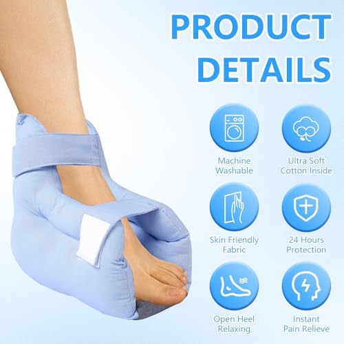 Adjustable Heel Cushion for Pressure Relief and Comfort