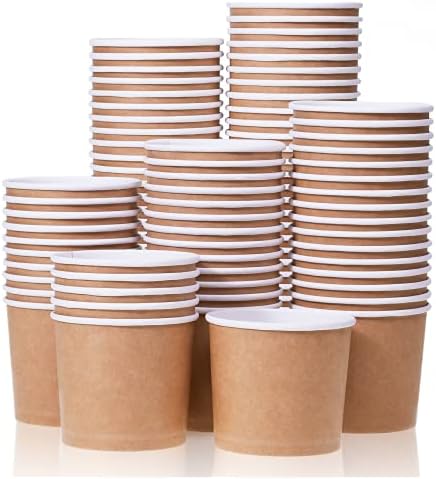 MATICAN 100-Count 11-Oz Paper Ice Cream Cups