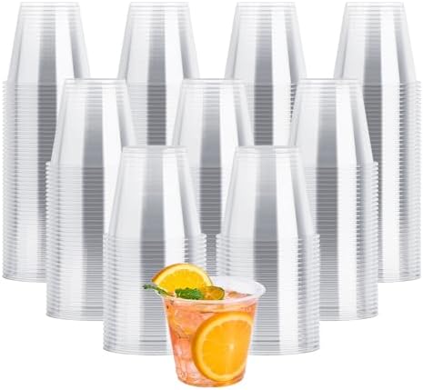 JOLLY CHEF 9 Oz Clear Plastic Cups 600 Pack