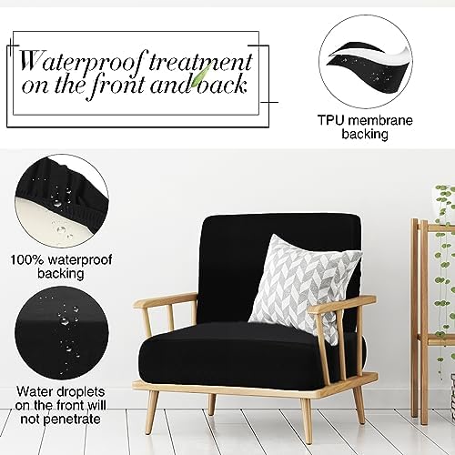 Newwiee 8Pcs Stretchy Outdoor Cushion Covers for Patio Furniture