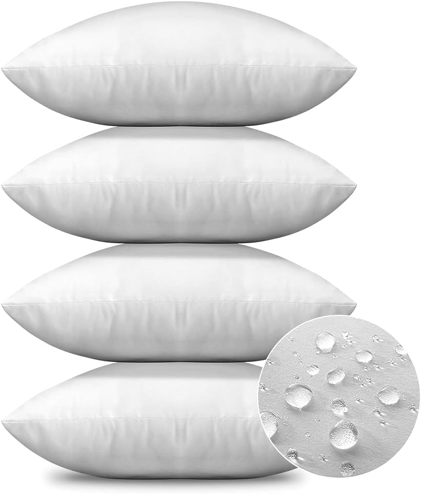 OTOSTAR Premium Waterproof Pillow Inserts Set of 4