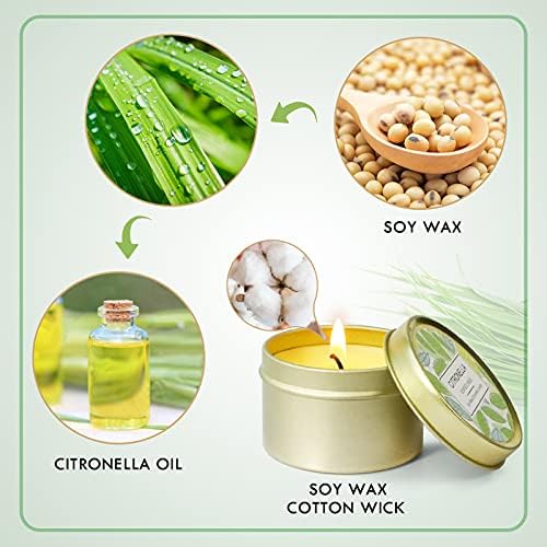 STRN Citronella Scented Candles Outdoor 12 Pack