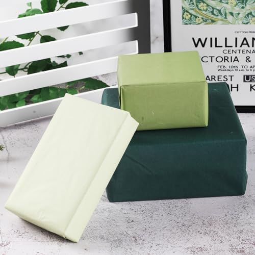 90 Sheets Sage Green Tissue Paper for Gift Wrapping