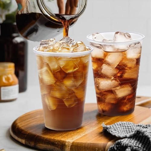 200 Pack 9 oz Clear Plastic Cups for Party Events
