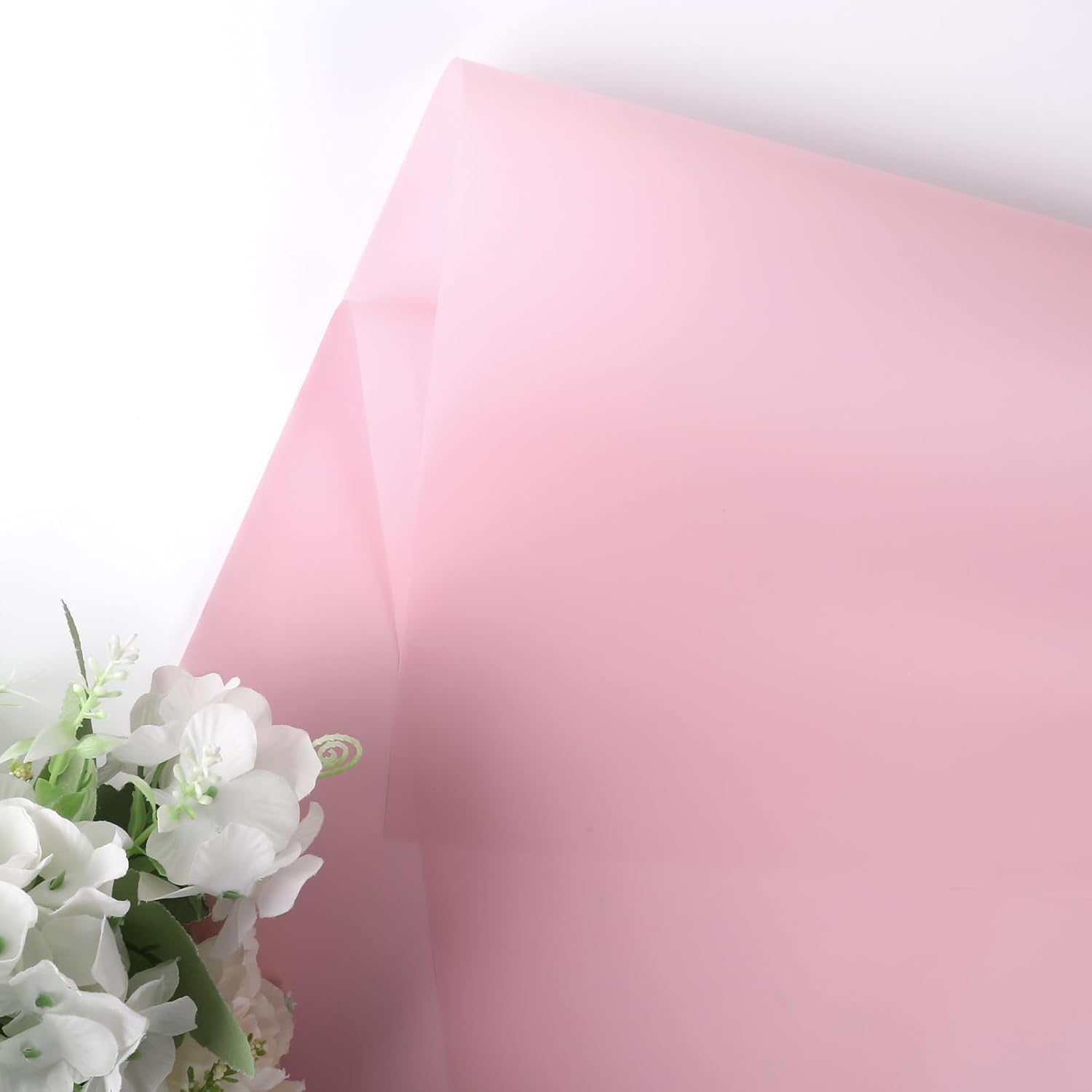 FUHITIM 20 Sheets Waterproof Flower Wrap Paper - Pink