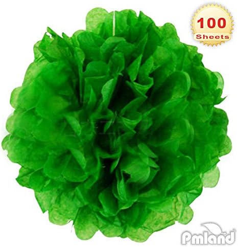 PMLAND Premium Green Tissue Paper 100 Sheets