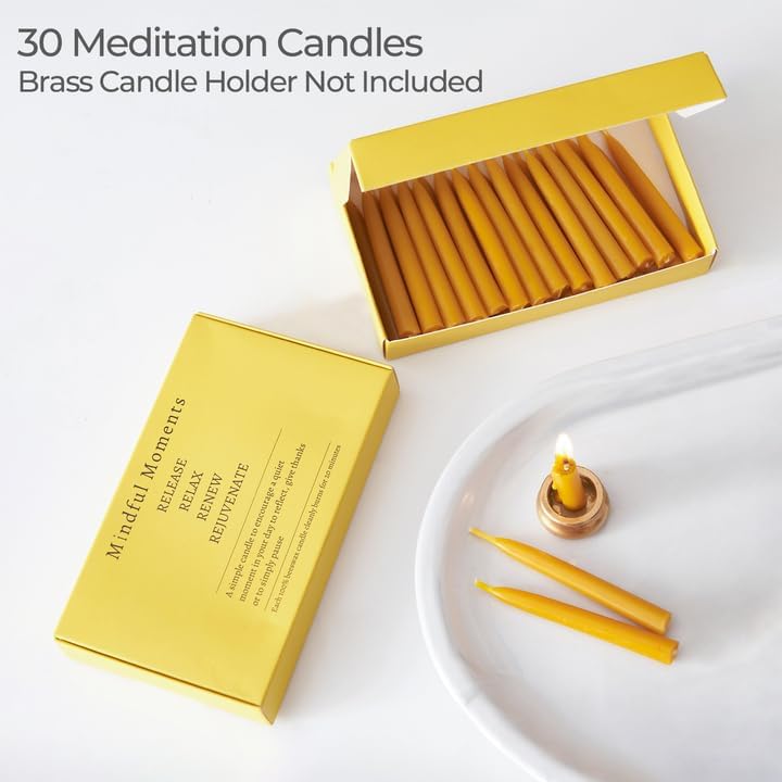 30 Mindful Meditation Candles - 1 Month Supply Set