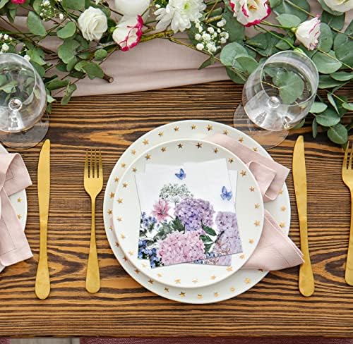Gift Boutique 150 Hydrangea Flower Napkins