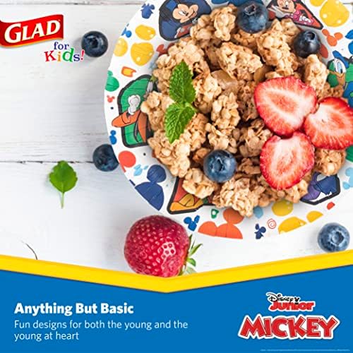 Glad for Kids Disney Mickey Friends Bowls - 12 Ounce 40 Count