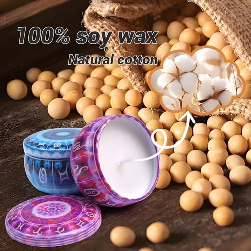 12 Pack Constellation Scented Candles Gift Set