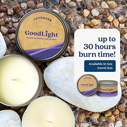 GoodLight Lavender Scented Candle 6oz Travel Tin