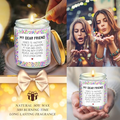 Birthday Candles for Women with Sprinkles