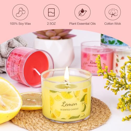 12 Pack Scented Candles for Home and Gifts