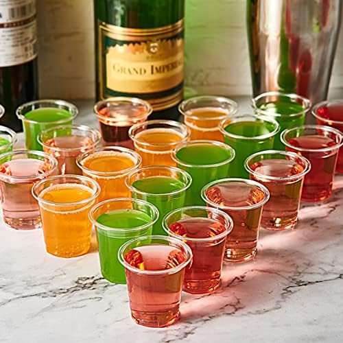 Lilymicky 500 Pack 1 Ounce Clear Shot Glasses