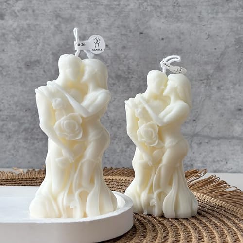 Romantic Rose Couple Scented Candle Vanilla