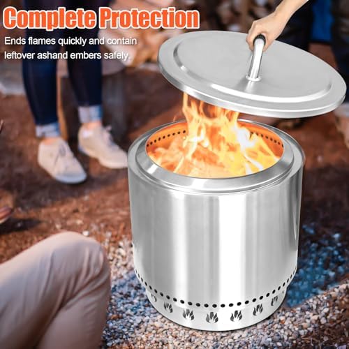 Fire Pit Lid and Stand for Solo Stove Bonfire 20
