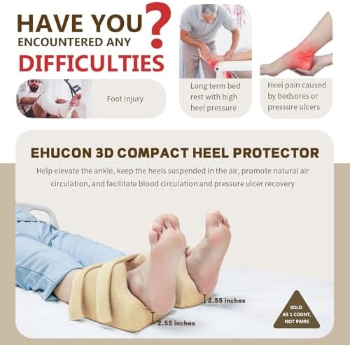 Ehucon 3D Heel Protectors for Pressure Sores