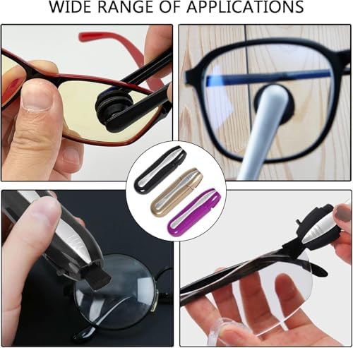 3Pcs Glasses Cleaner Kit with Microfiber and Brush