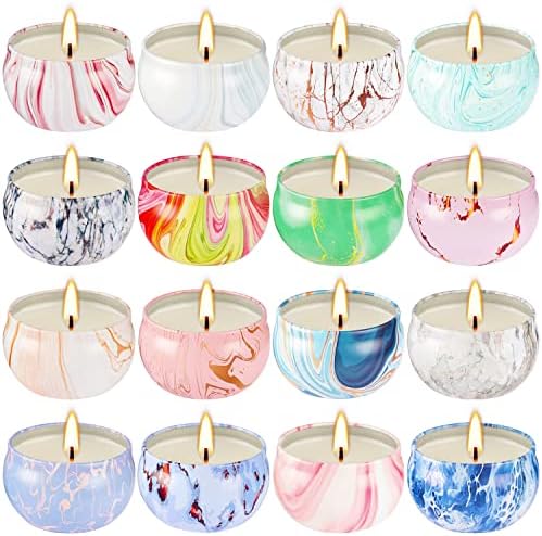 16 Pack Aromatherapy Candle Gift Set for Mom and Home Use