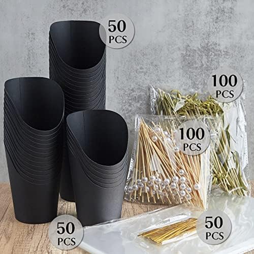 Ocmoiy 14 oz Kraft Paper Charcuterie Cups Pack