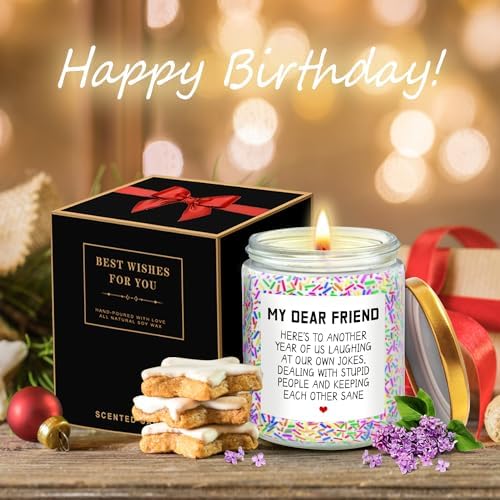 Birthday Candles for Women with Sprinkles