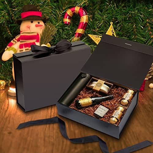 Eco Friendly Gift Box with Magnetic Lid and Ribbon