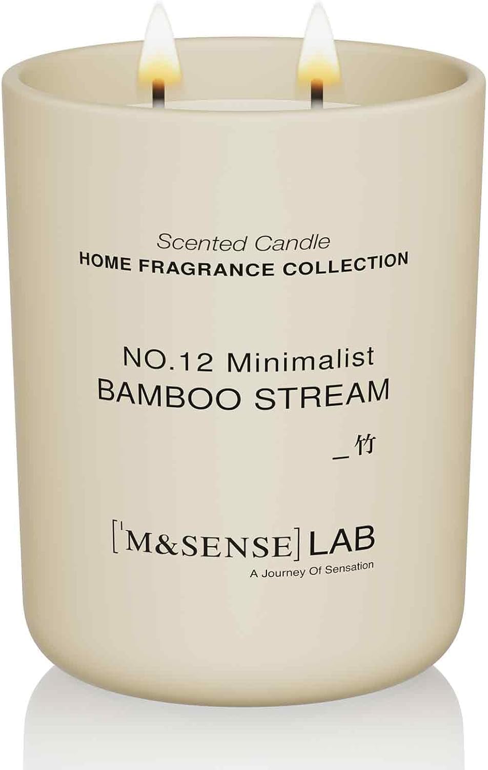 MSENSE Natural Soy Candle Bamboo Stream 166 Oz