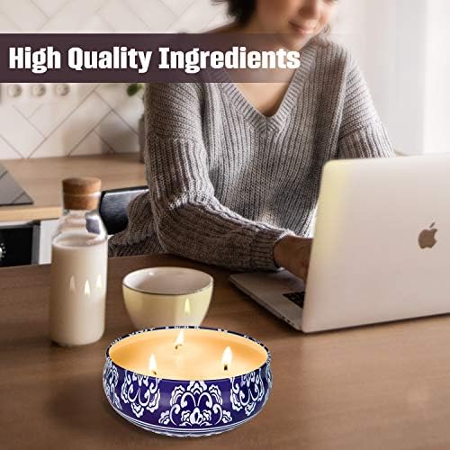 Hausware Citronella Candles 3 Pack Soy Wax Outdoor Indoor